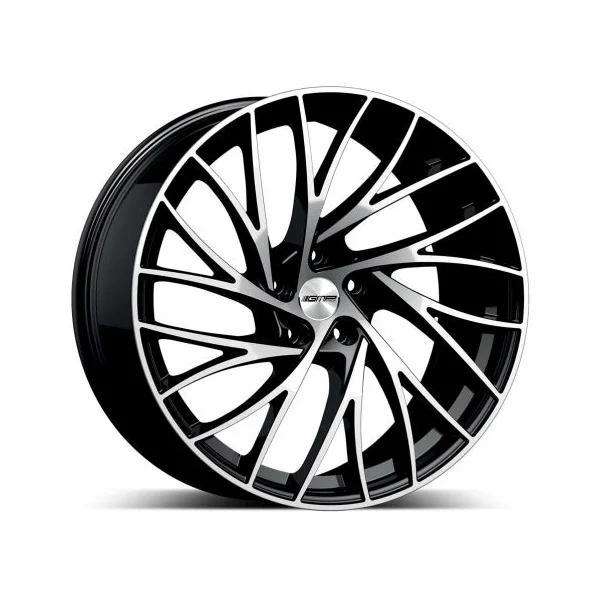 Felga Aluminiowa GMP Enigma 18" 8J 5x112 ET30 Czarna z Polerowaniem